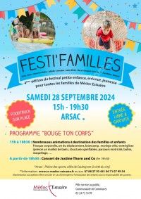 Festival FESTI'FAMILLES Médoc Estuaire