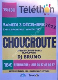 Repas Choucroute - Téléthon 2022