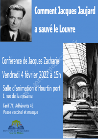 Conférence : Jacques Jaujard, l'homme qui a sauvé le Louvre