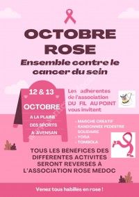 Marché des créateurs au profit d'octobre rose