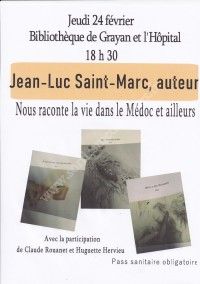 Rencontre littéraire avec Jean-Luc Saint-Marc