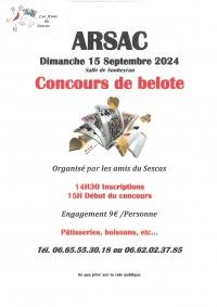 Concours de belote