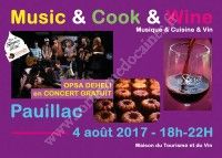 Music & Cook & Wine